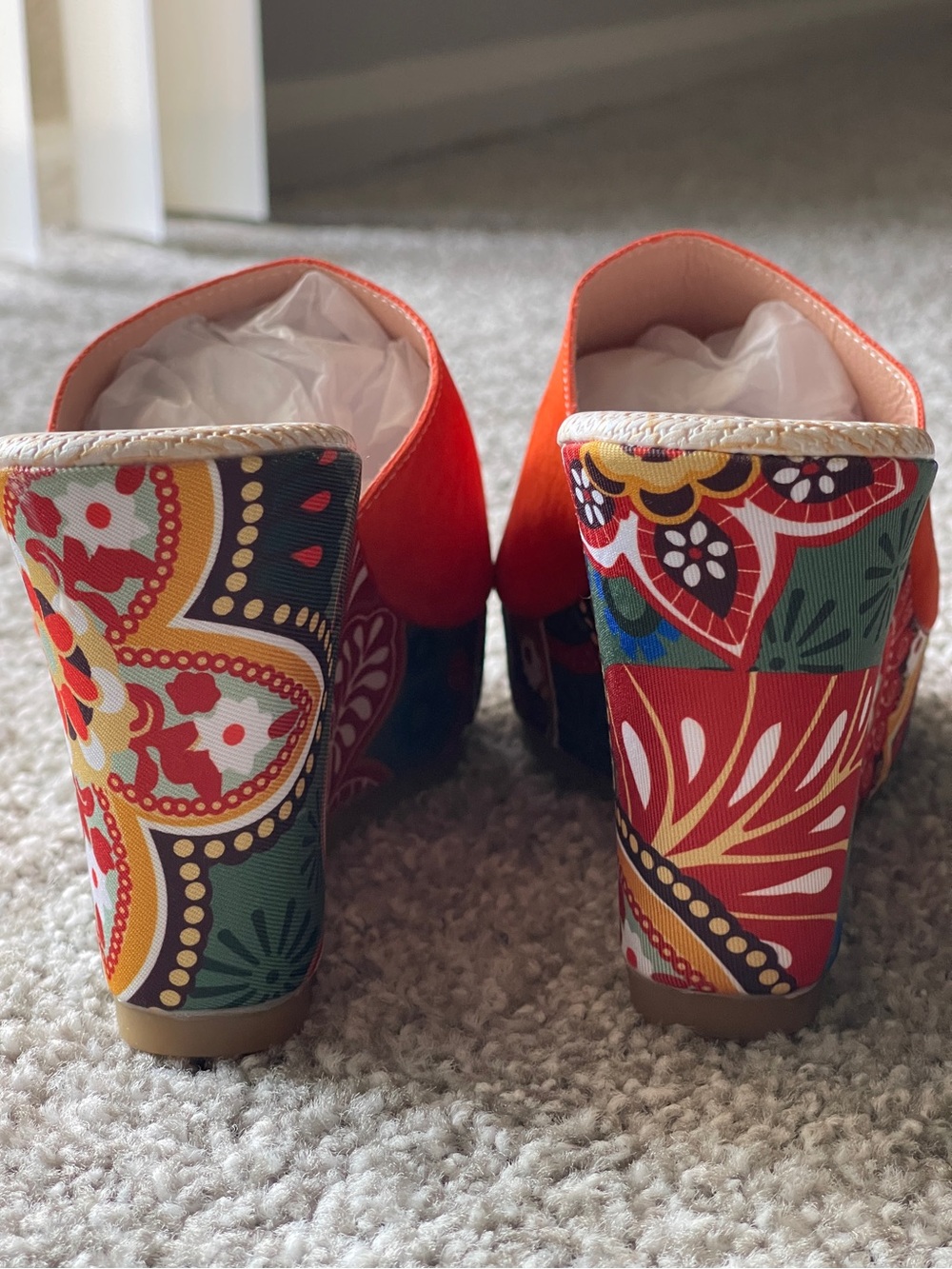 🆕 Floral Wedge Platform Sandals - Picture 11 of 11